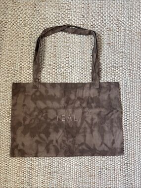 TEAL Exclusive Brown Tie-Dye Tote Bag
